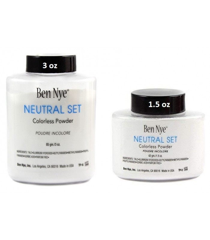 Ben Nye Colorless Face Powder Neutral Set